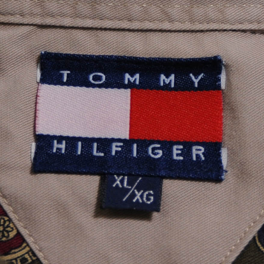 90's TOMMY HILFIGER 半袖シャツ (XL)/A3741SH-O
