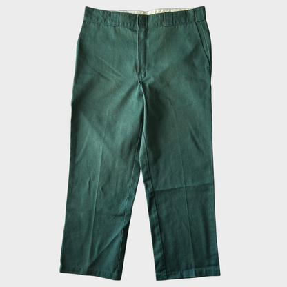 90's Dickies ディッキーズ ワークパンツ made in usa グリーン (サイズ不明)/A6068P-SO