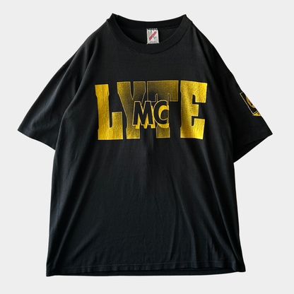 90's JERZEES MC LYTE ワールドツアーTシャツ 黒 (XL)/A3104T-SO