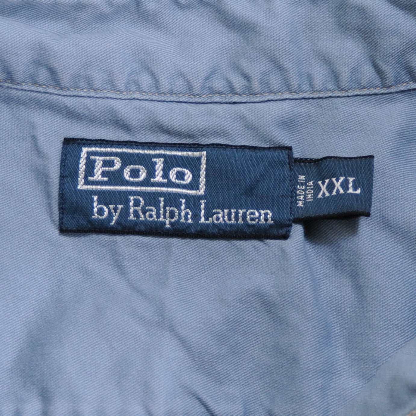 Ralph Lauren ネイティブ柄 ワークシャツ 青 (XXL)/A4570SH-SO