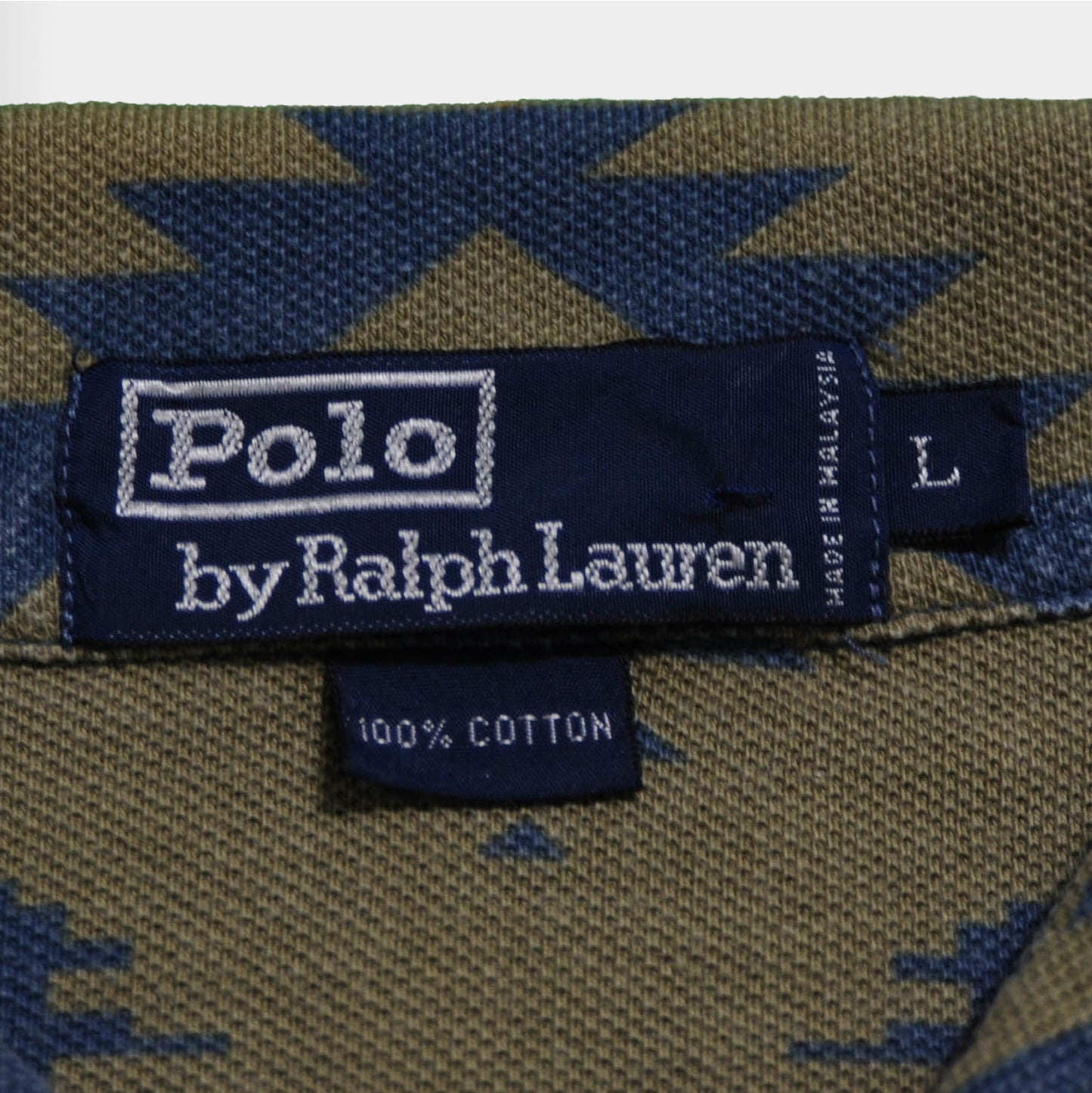00's Polo by Ralph Lauren ネイティブ柄 ポロシャツ (L)/A3787SH-O