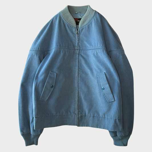 80's Sears カップショルダージャケット 水色 (L)/B3342J-SO