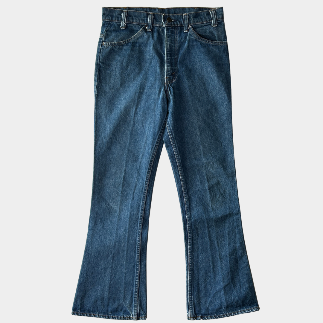 90's Levi's 646 リーバイス オレンジタブ フレアデニムパンツ 青 (30×30)/C1056P-SO