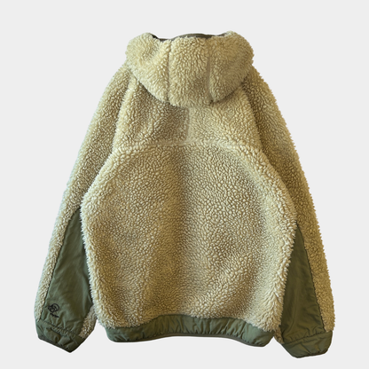 00's Patagonia パタゴニア Rhythm Hoodie リズムフーディー フリース レトロカーキ (S)/A9208J-SO