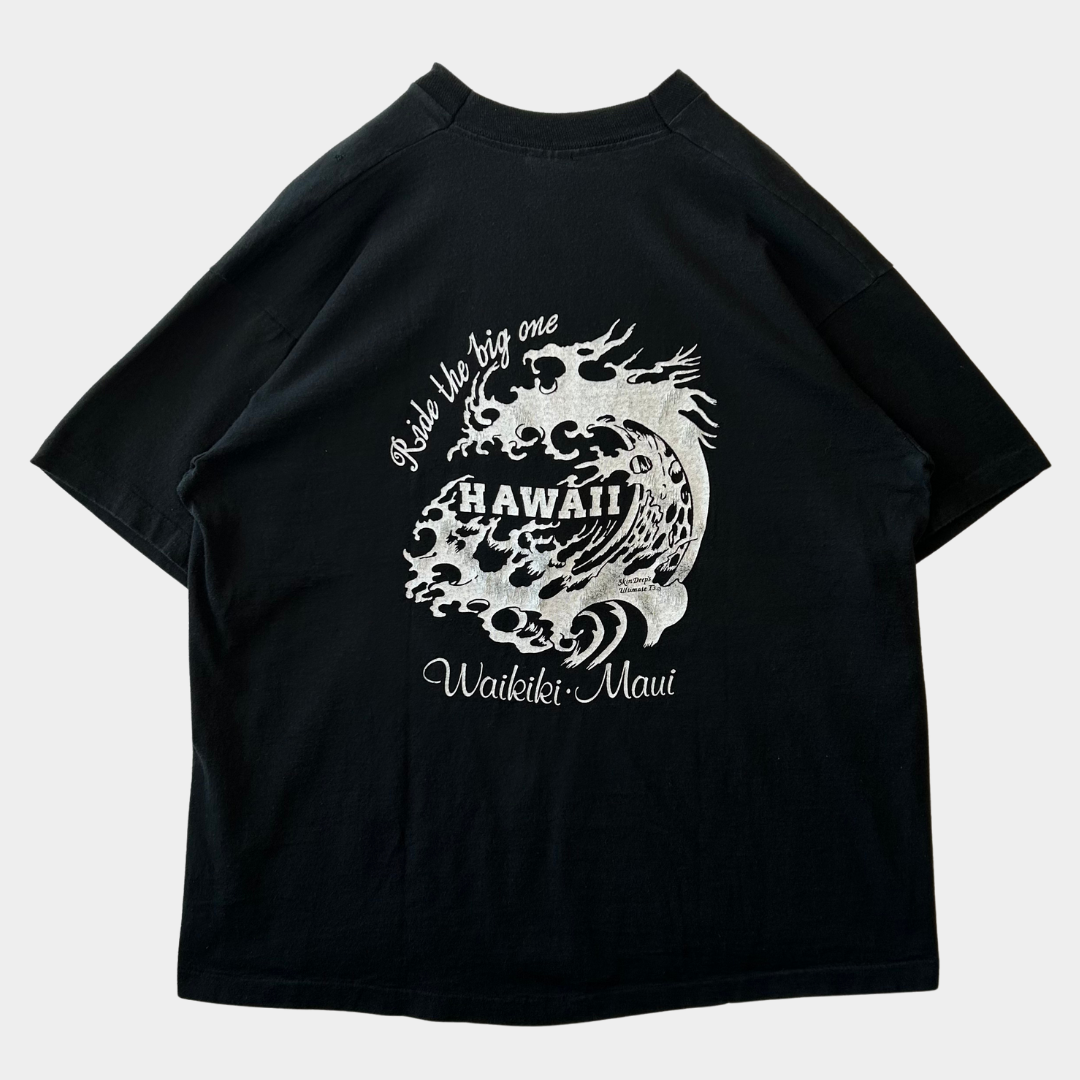 00's HARLEY DAVIDSON "ONLY THE BEST" Tシャツ ブラック(XL)/A6530T-SO