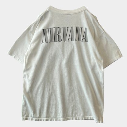 90's NIRVANA Members Portrait ニルヴァーナ ポートレートtシャツ バンド WILD OATS (XL)/C0621T-SO