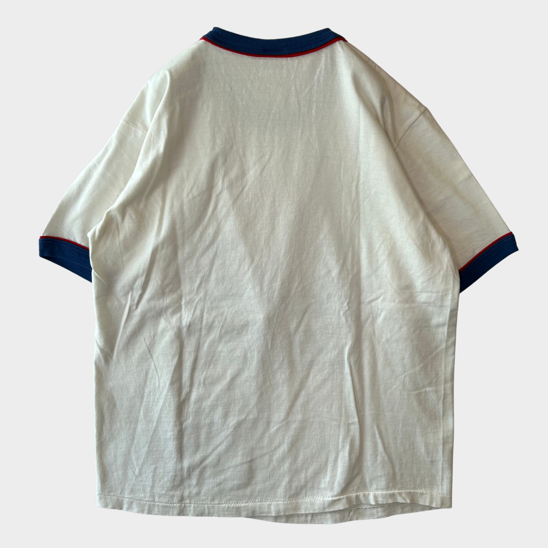 90's DISNEY EPCOT CENTER リンガーTシャツ 白 L/B2706T-SO