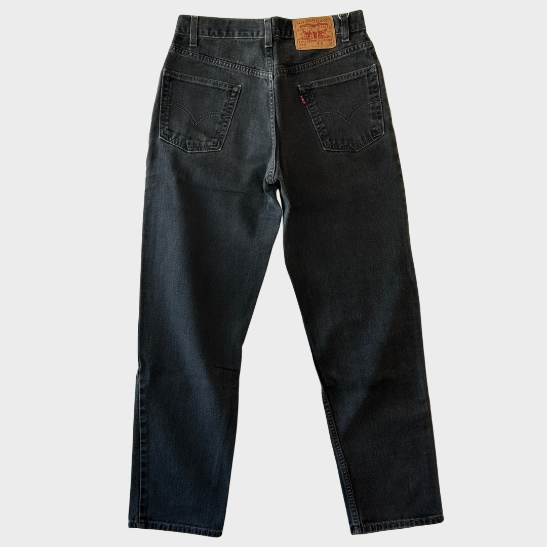 00's Levi's リーバイス550 ブラックデニム スミ黒 (W31/L32) B2278P-SO