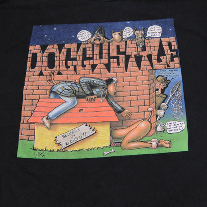 00's Snoop Dogg DOGGY STYLE ラップTシャツ 黒 (不明)/A4292T-SO