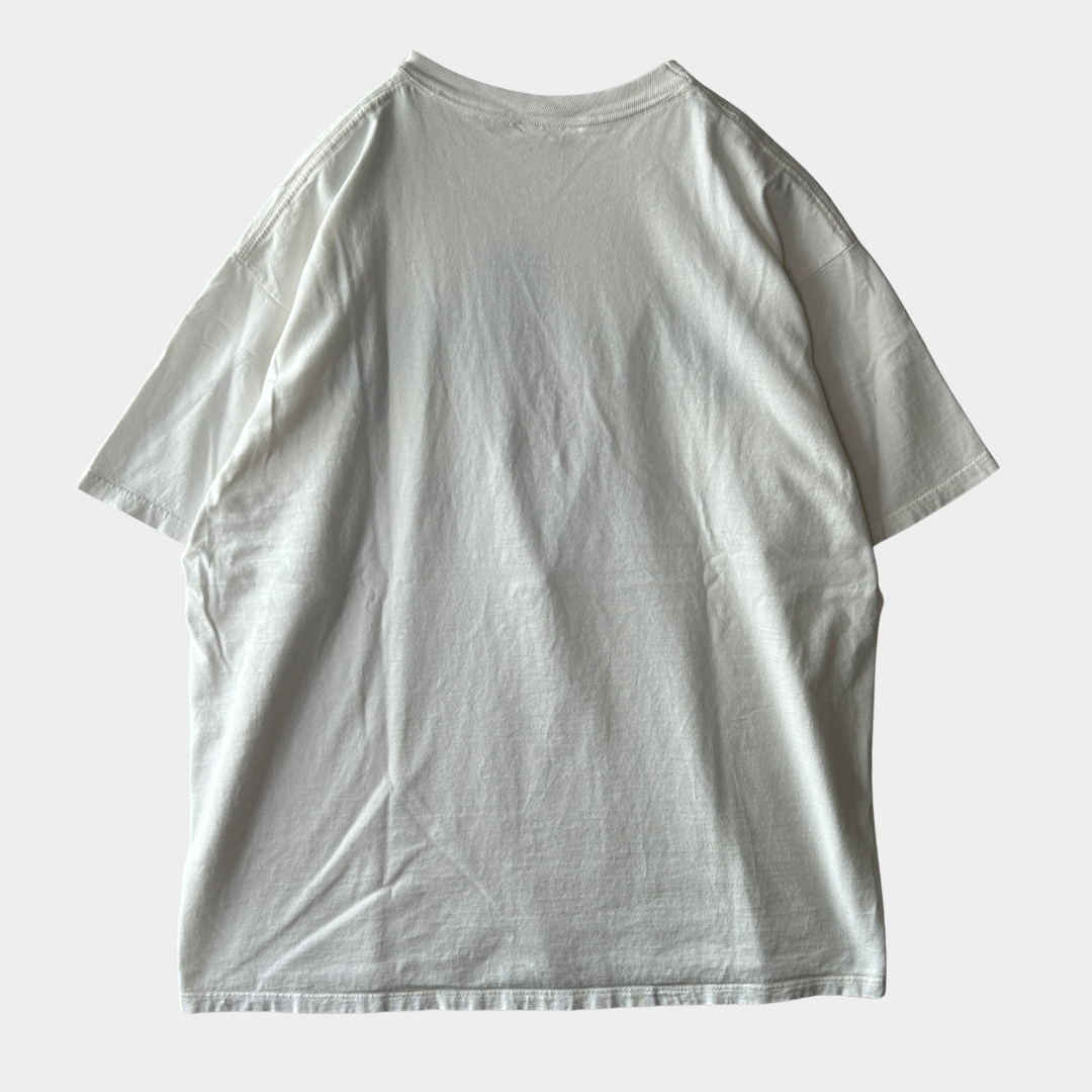 00's Disney Summer Days くまのプーさん キャラクターTシャツ 白 (L)/C1052T-SO