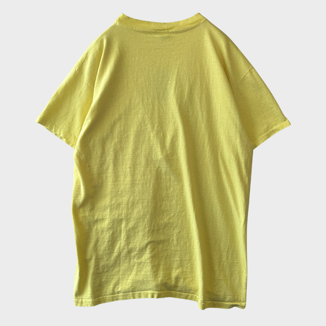 70's Hanes Beefy-T ヘインズ "San Diego Zoo" アニマルプリントTシャツ クリーム(XL)/B3497T-SO