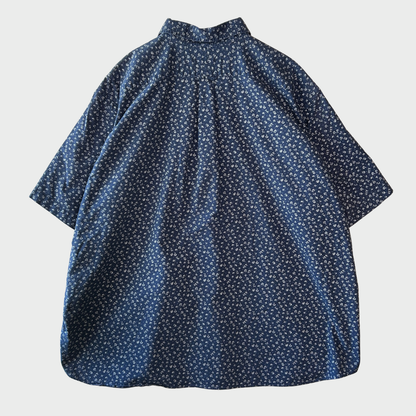 00's Polo by Ralph Lauren ラルフローレン ボタンダウン 総柄フローラル柄 半袖シャツ(2XB 3XL-4XL相当)/B2490SH-S