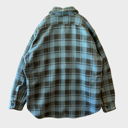 00's Gateway ヘビーフランネルシャツ 黒水色 (M)/A8943S-SO