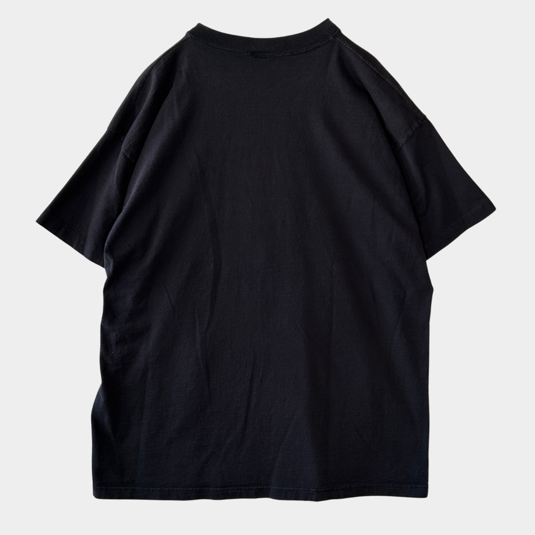 90's NO PLUS ルーニーチューンズ キャラクターTシャツ 黒 (1X)/B3640T-SO