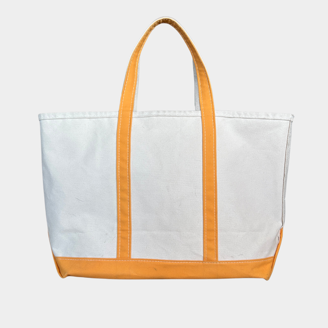 L.L.Bean エルエルビーン Boat&Tote キャンバストートバッグ 刺繍有り オレンジ/A9773AC-SO