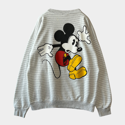 90's Disney Designs ディズニー ミッキーマウス 両面プリントボーダースウェット (One Size)/C0698S-SO