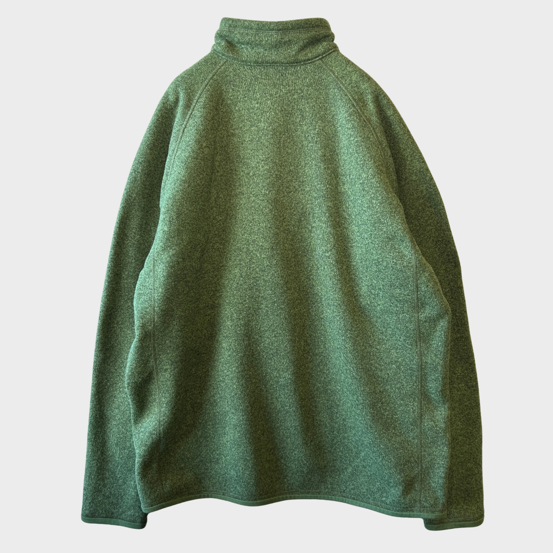 SP17 Patagonia パタゴニア ベターセーター 1/4ジップ 緑 (XL)/A5037F-SO