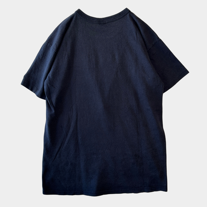 90's Champion 無地Tシャツ ネイビー 目無し /C1368T-SO