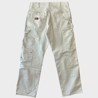 00's Dickies ディッキーズ ペインター ワークパンツ 白 (32×30)/B3703P-SO