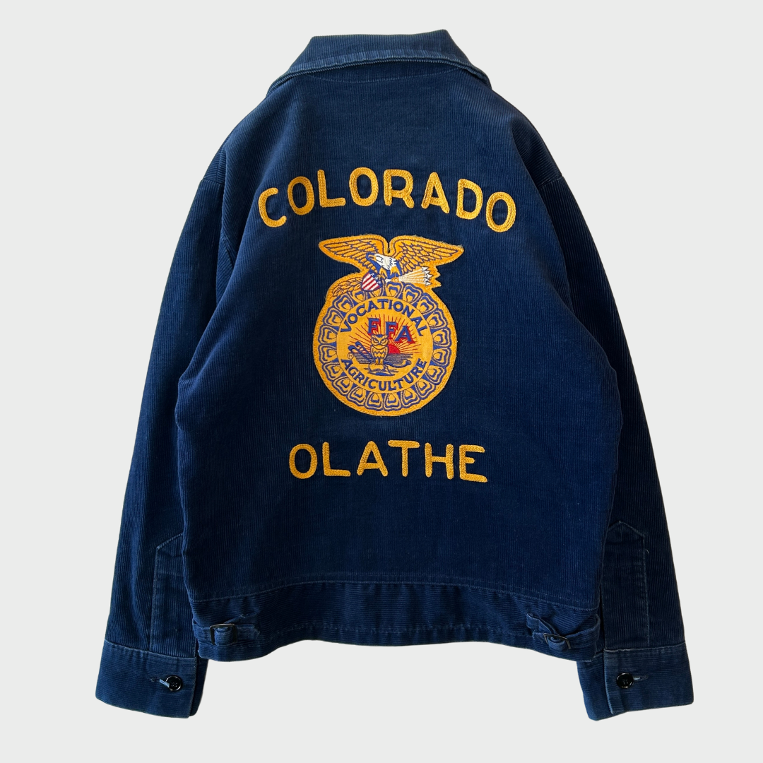 70's FFA ジャケット "COLORADO" 紺 (36)/A8792J-SO