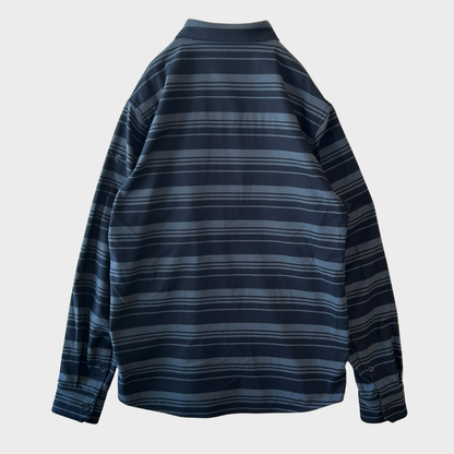 ARC'TERYX アークテリクス Mainstay shirt LS メインステイ ロングスリーブシャツ ボーダー ネイビー (M) B4117SH-SO