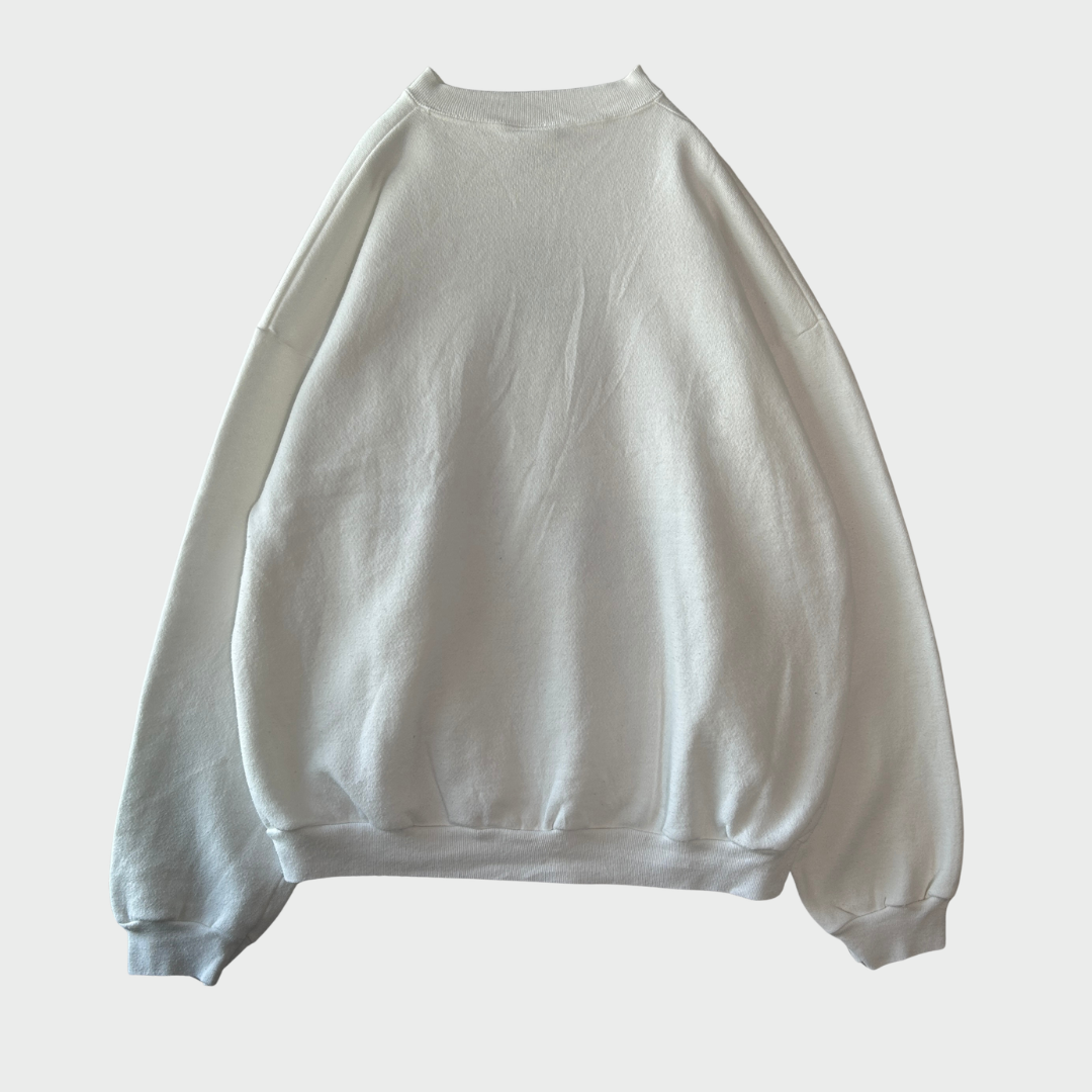 90's Mickey Unlimited ミッキー グーフィー プリントスウェット 白 (XL)/B3525S-SO