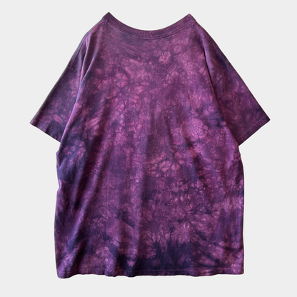 90's Grateful Dead グレイトフル・デッド Steal Your Face ロゴプリントTシャツ タイダイ パープル(XL)/A7456T-SO