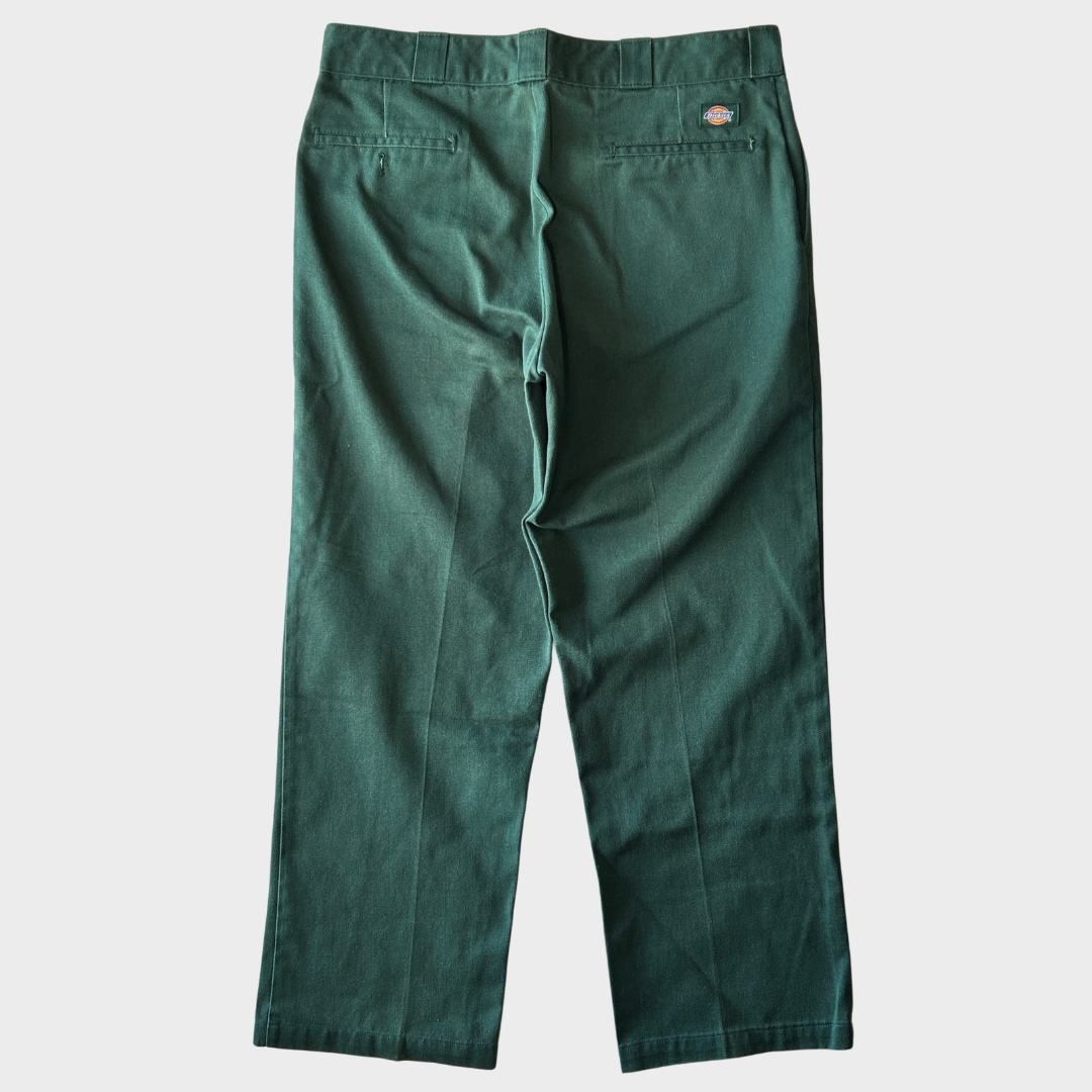 90's Dickies ディッキーズ ワークパンツ made in usa グリーン (サイズ不明)/A6068P-SO