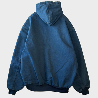 00's Carhartt カーハート 企業ロゴ入り アクティブジャケット "Tommy Williams Welding" J03 NVY 紺 (XL)/B3402J-SO