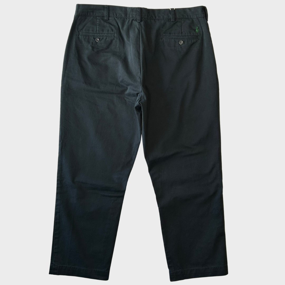 00's Polo by Ralph Lauren ラルフローレン Preston Pant ポロチノ パンツ 黒 (38×30)/A9081P-SO