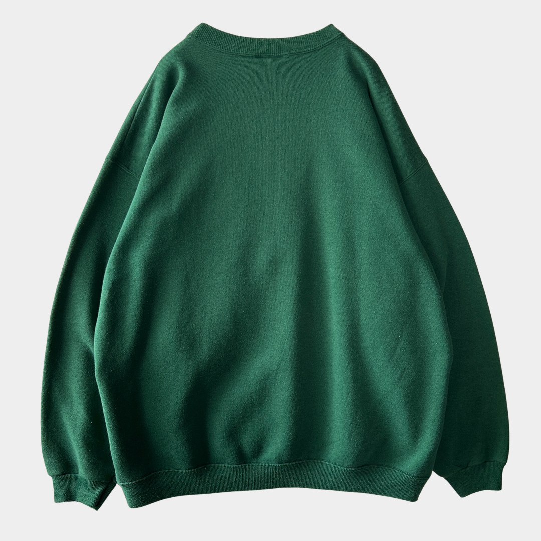 80's~ Hanes The Salty Dog Cafe スウェットシャツ 緑 (XL)/C0417S-SO