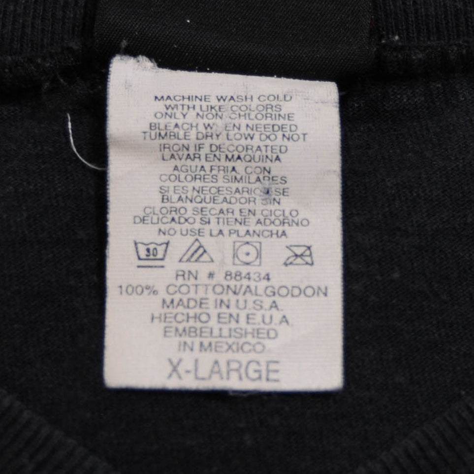 90's RAGE AGAINST THE MACHINE VネックTシャツ (XL)/A3073T-S
