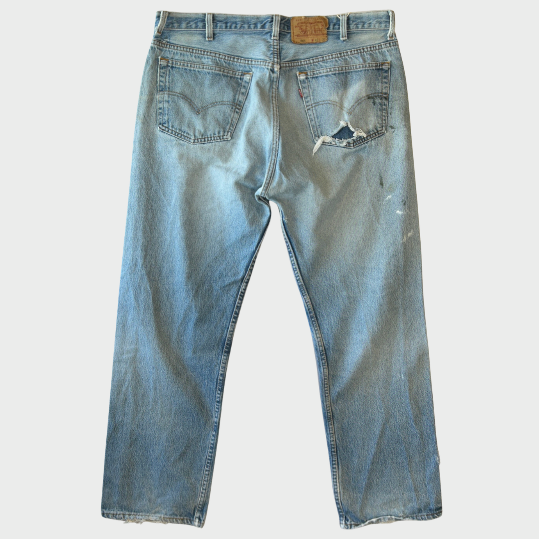 90's Levi's リーバイス 501 denim ダメージデニムパンツ (W40/L30) /C0002P-SO