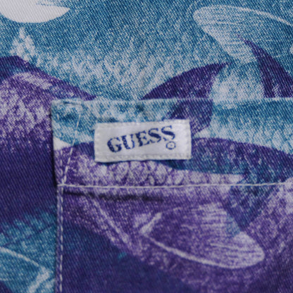 90's GUESS 半袖シャツ(L)/A2998SH-S