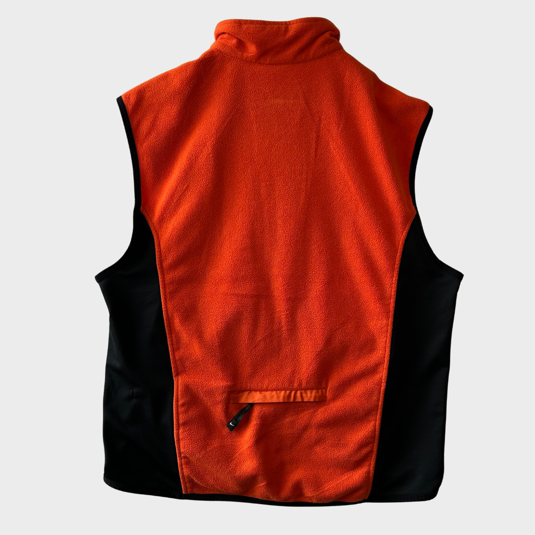 00's NIKE ナイキ フリースベスト オレンジ (XL) /B0119V-SO