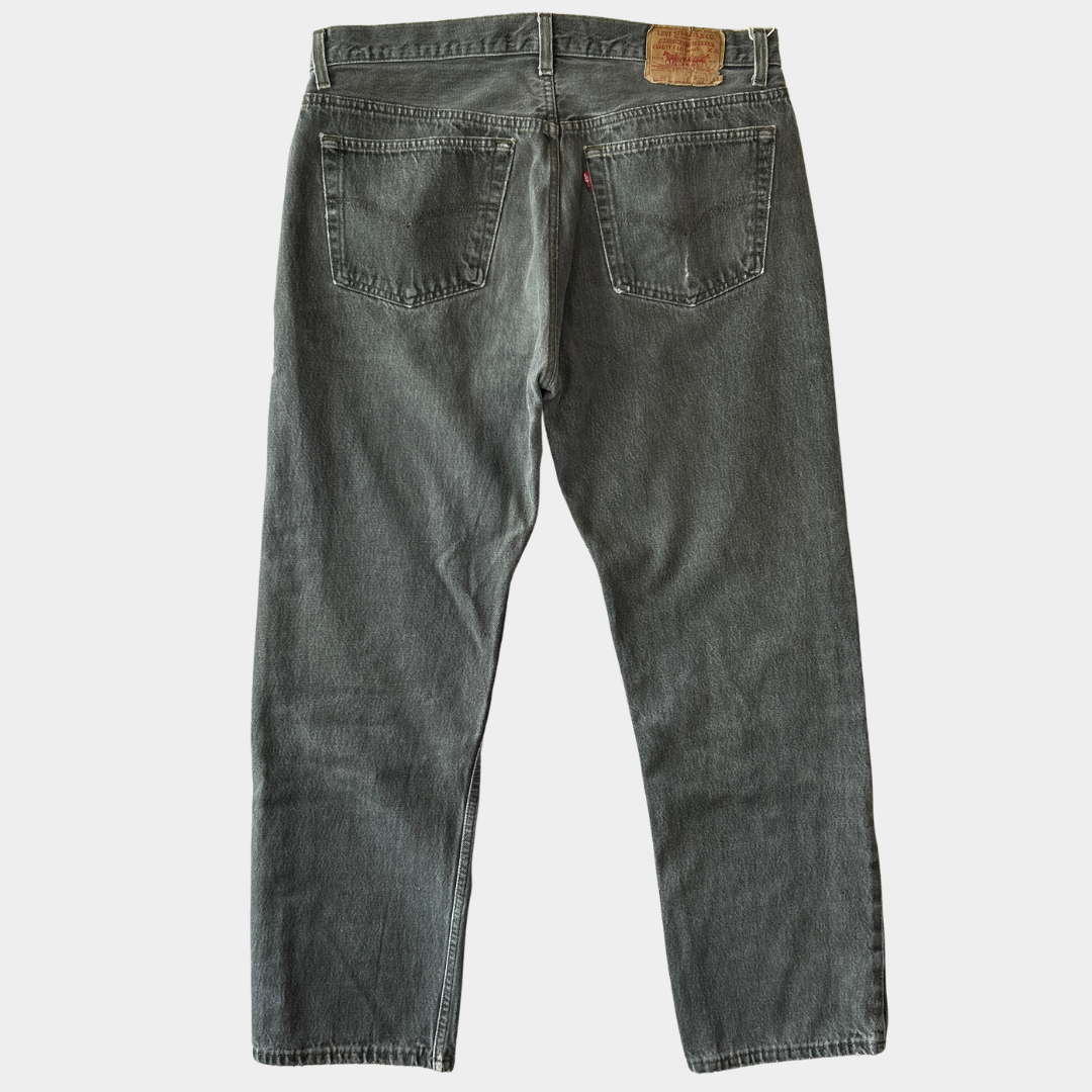90's Levi's リーバイス 501-0658 先染め ブラックデニムパンツ USA製(38×30)/A9141P-SO