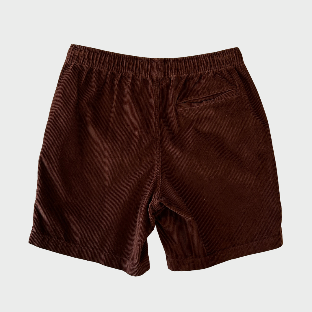 00's  OLD NAVY JOGGER コーデュロイ ハーフパンツ ブラウン (S)/B3921P-SO