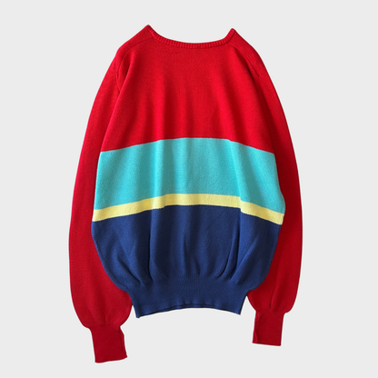 Polo by Ralph Lauren ラルフローレン コットンラグランニット ボーダー (L)/B3254K-SO