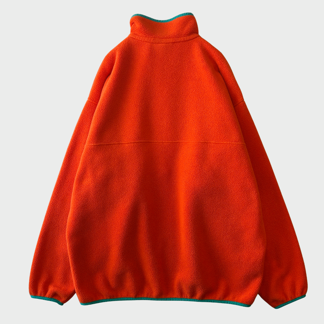 FA13 Patagonia パタゴニア スナップT シンチラ フリース プルオーバー オレンジ ターコイズ (L) /C0226F-SO