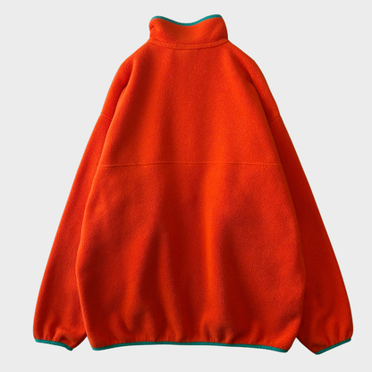 FA13 Patagonia パタゴニア スナップT シンチラ フリース プルオーバー オレンジ ターコイズ (L) /C0226F-SO