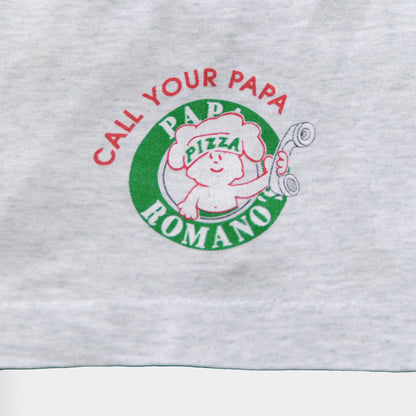 90's PAPA ROMANOS 企業Tシャツ白(XL)/A2967T-S