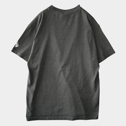 00's BLACK LABEL ブラックレーベル フレイム ロゴTシャツ 黒 (L)/A7576T-SO