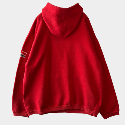 90's Marlboro マルボロ ロゴパッチ スウェットフーディー レッド(XL)/C1469S-SO