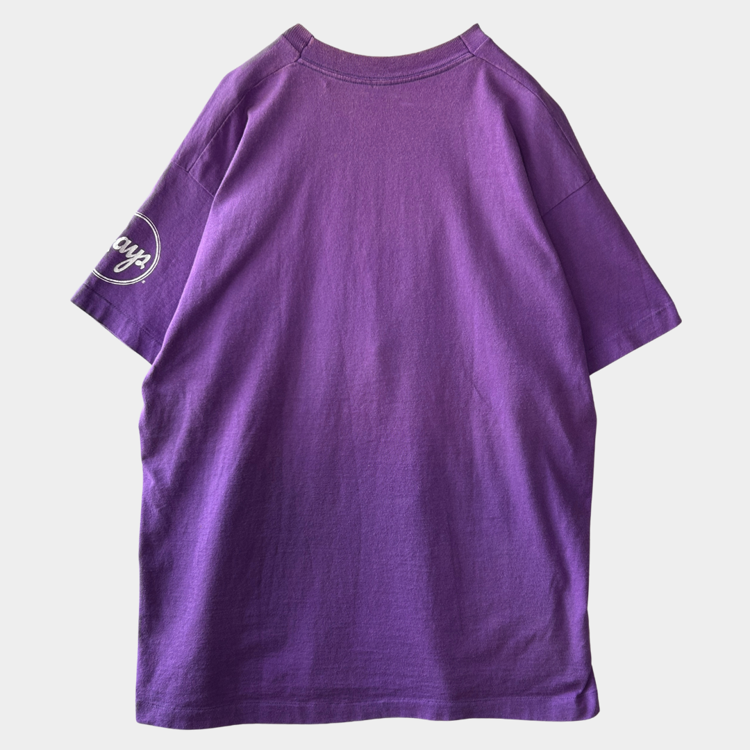 90's Crazy Calypso ポテトチップス プリントTシャツ 紫 (サイズ不明)/A3849T-SO