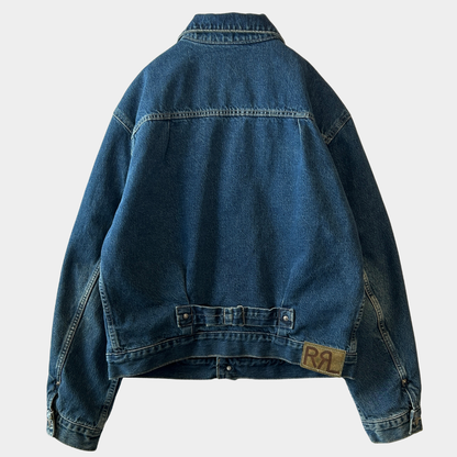 90's RRL ラルフローレン 2ndタイプ デニムトラッカージャケット 三つ星タグ (M)/C0112J-SO