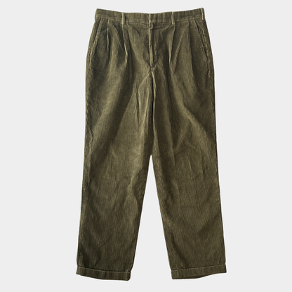 90's~ LANDS'END corduroy pants ランズエンド コーデュロイパンツ ブラウン (35)/A9056P-SO