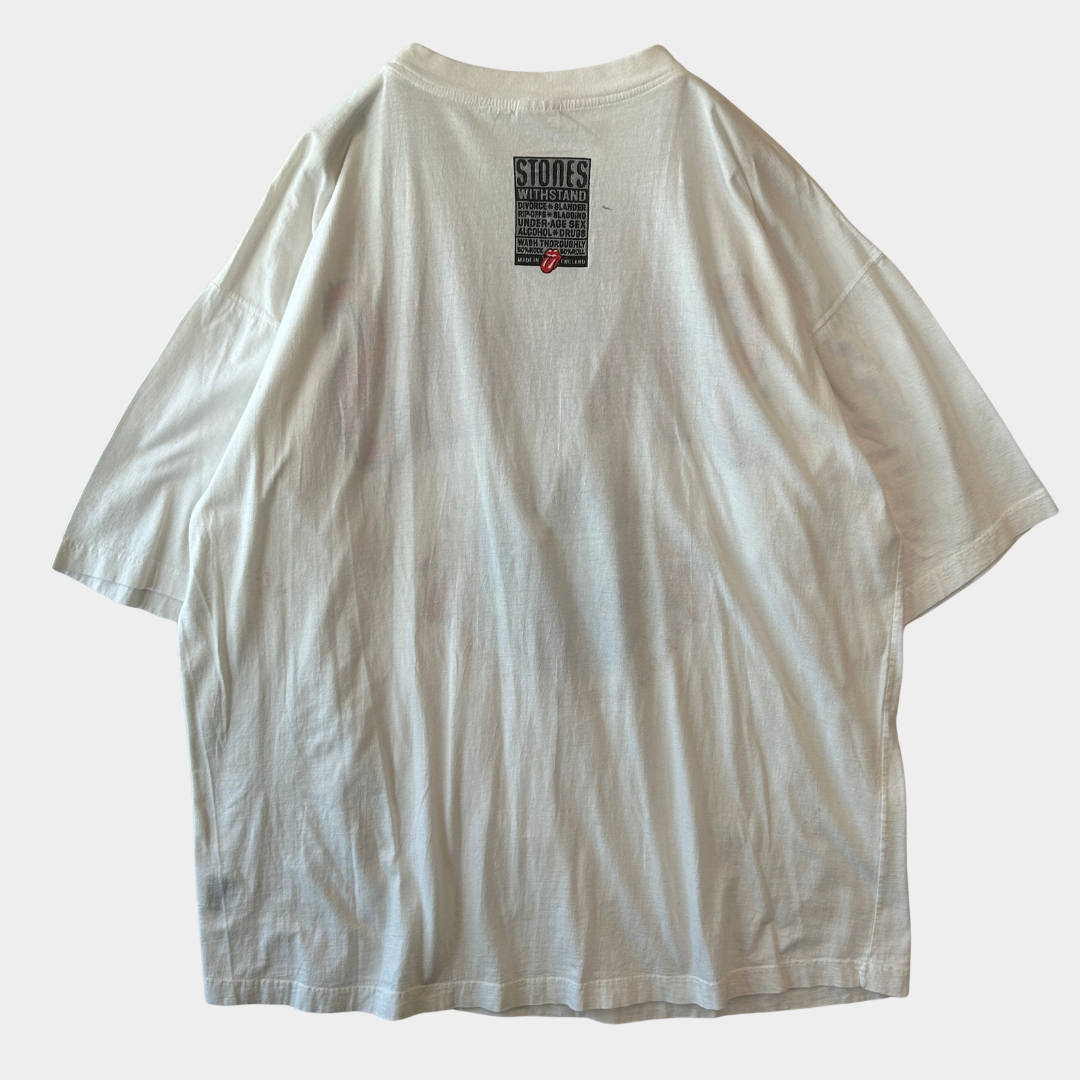 90's Rolling Stones ローリング・ストーンズ Voo Doo Lounge ツアーTシャツ 白(XL)/A1044T-SO