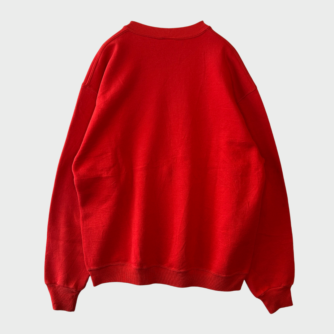 90's  Russell Athletic ラッセル 無地スウェット 赤 (L) /A7767S-SO