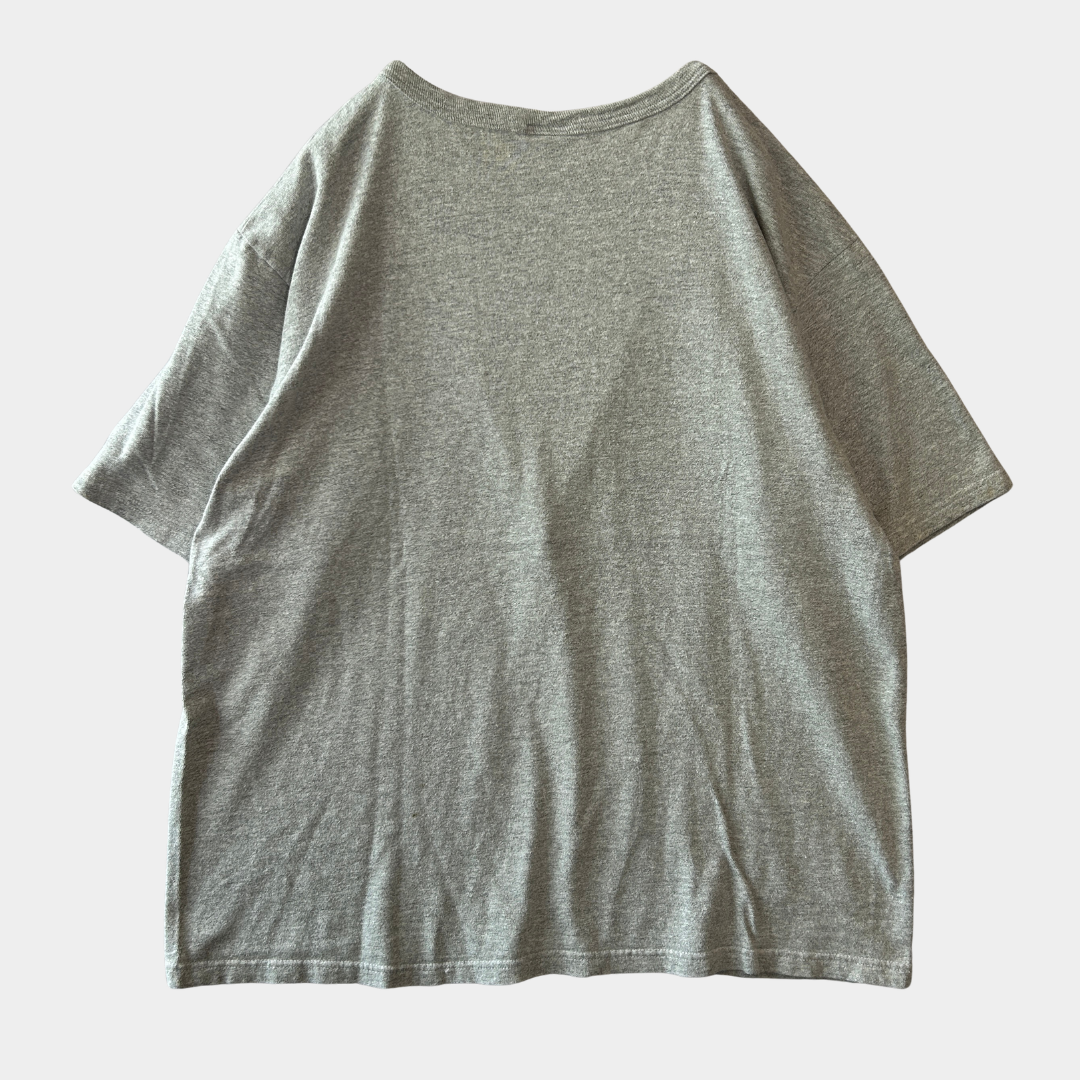 90's Champion チャンピオン ST.MARK'S カレッジTシャツ グレー(XL)/C00957T-SO