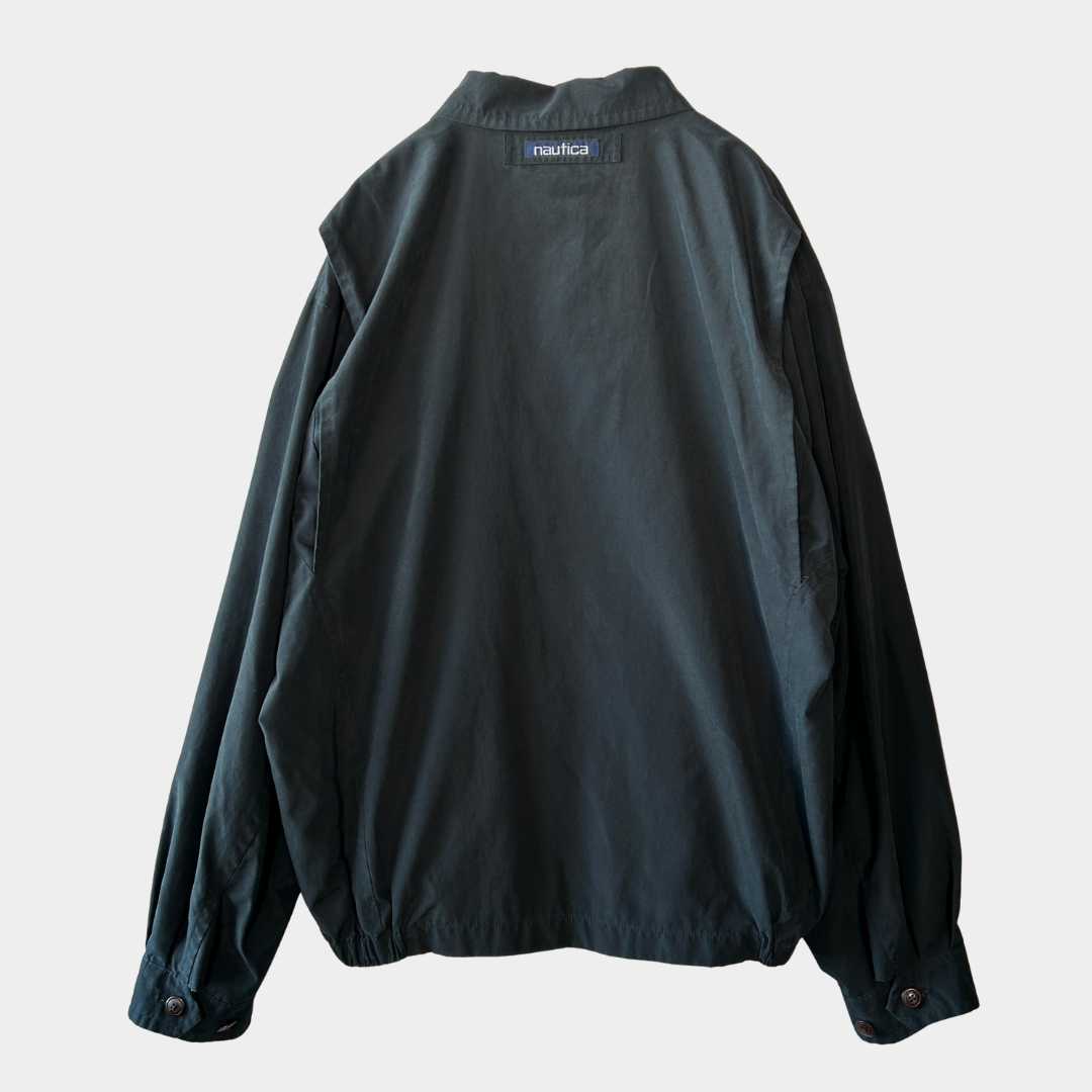 00's NAUATICA ノーティカ スウィングトップ ブルゾン ブラック (L)/A8877J-SO